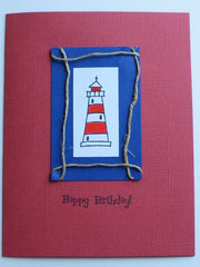 Red Blue Lighthouse