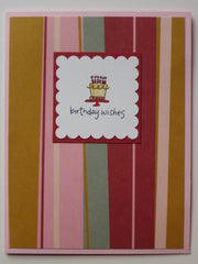Pink Stripe Cake