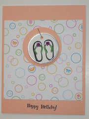 Orange Flip Flops
