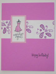 Fuchsia Paisley Dress