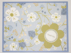 Blue Green Floral